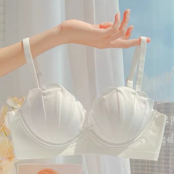Sujetador Push-Up Cómodo Sin Costuras Para Mujeres Anillo De Acero Tirantes