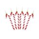 thumbnail image 2 of 6pcs Christmas Candy Cane Decorations, Plastic Shiny Candy Canes Ornaments For Christmas Tree, Holiday Party Favors, 2 of 5