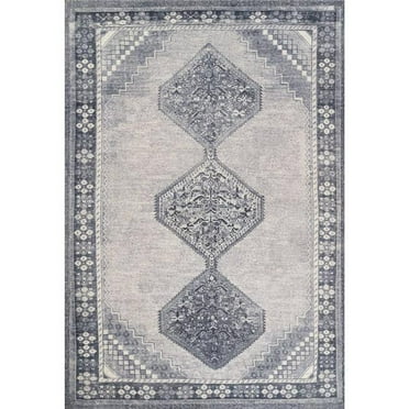 Momeni LUNA0LNA-1BLU80A0 8 x 10 ft. Luna LNA-1 Hand Tufted Indoor Rectangle Area Rug, Blue