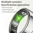 thumbnail image 4 of R99 Smart Ring with Charging Case Support Heart Rate, Blood Oxygen, Sleep Monitoring - Black #8 18.2, 4 of 5