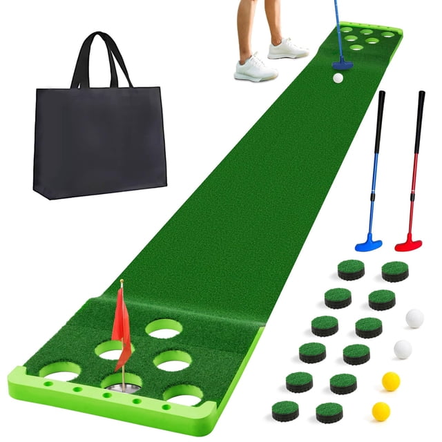 Set de juego de golf Sagsewful para interiores y exteriores con bolsa