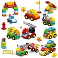 thumbnail image 4 of Carro ensamblado de ingeniería variada, robot deformable, bloques de construcción de partículas grandes, juguetes educativos ensamblados para niños, regalo, 4 of 5