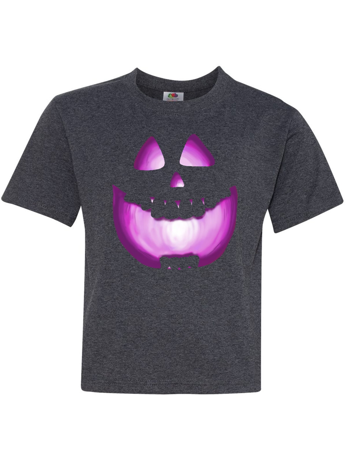 Details about   Scary Pumpkin Halloween Graphic Tee Glows NWT 
