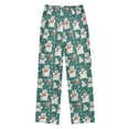 thumbnail image 2 of Wobogo Cute Polar Bears Long Pajama Pants Bottoms Soft Sleepwear with Pockets, 2 of 9