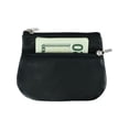 thumbnail image 3 of CTM Leather Zipper Coin Pouch Wallet, 3 of 5
