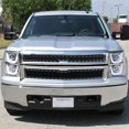 thumbnail image 2 of Spec-D Tuning Rivet Style Mesh Black Studded S/S Hood Grille Insert 2PCs Compatible with 2014-2015 Chevy Silverado 1500, 2 of 7