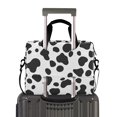 thumbnail image 2 of FORMRS 16" Laptop Bag Carrying Sleeve Case with Handle Travel Shoulder Briefcase, Cow Spots, 2 of 8
