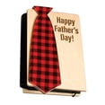 thumbnail image 2 of Tarjeta de regalo para el Día del Padre, tarjetas para el Día del Padre, regalos para el esposo, juego de tarjetas de regalo, diseños de corbatas delicadas de madera para el Día del Padre., 2 of 7