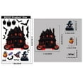 thumbnail image 2 of Horror Static Window Stickers Creative Death Themed Decorations 1 Set Of Double-Sided Pvc Decals For Indoor Outdoor Use, 2 of 3