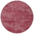 thumbnail image 4 of HomeRoots 598814 8 ft. Red Round Washable Indoor & Outdoor Area Rug, 4 of 5