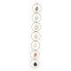 thumbnail image 5 of HAMPPLIES Adorno Colgante De Pared Con Multicolor Estilo Retro Y, 5 of 8