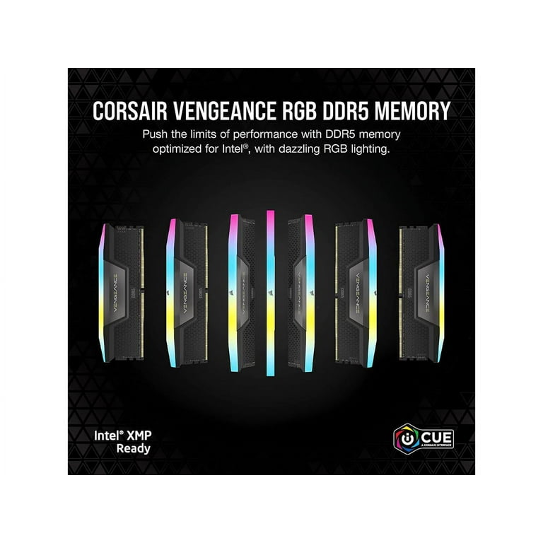 ② CORSAIR VENGEANCE RGB DDR5 RAM 32Go (2x16Go) — Mémoire RAM — 2ememain