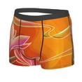 thumbnail image 2 of Bingfone Orange Flower Psychedelic Men'S Underwear - Casual Stretch Boxer Briefs-Large, 2 of 9
