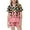 TZ61# Brown, variant on oqasdz Girls Clothes Ice Cream Print Pajama Set Short Sleeve Lapel Button Shirts and Shorts Sleepwear Home Outfit for Kids Nightwear Relaxed Soft Durable Fashion Daily Streetwear