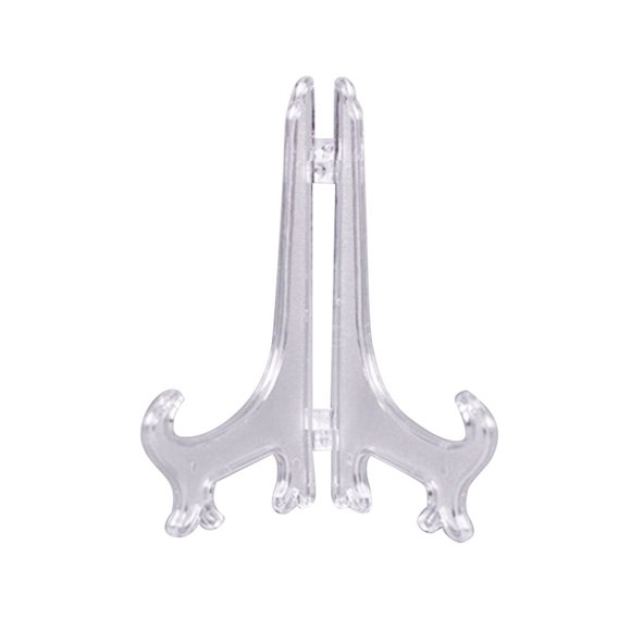 Pack of 10 Foldable Display Stands Holder Tabletop Folded Home Artwork Rack Bracket Frame Tray Shelf Decoration Pedestal for Wedding 8inch