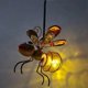thumbnail image 3 of Estatua De Insecto De Hierro Solar Con Luz LED De Hadas, Adorno Colgante Para ÁRbol Al Aire Libre Para DecoracióN De JardíN, Patio Y Cerca A, 3 of 5
