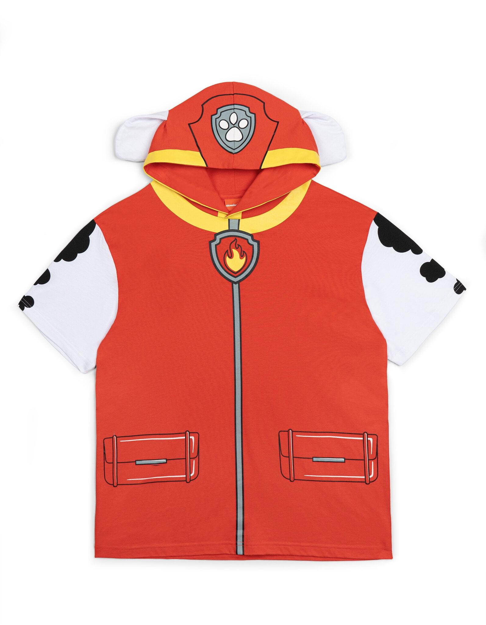 Paw Patrol Marshall Hooded Matching Family Cosplay T-Shirt Adult