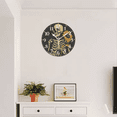 thumbnail image 4 of Round Wall Clock,Old Skeleton Holding Sunflower,Silent Non-Ticking Wall Clock Decor for Home Office Kitchen Living Room Bedroom(10inch), 4 of 4