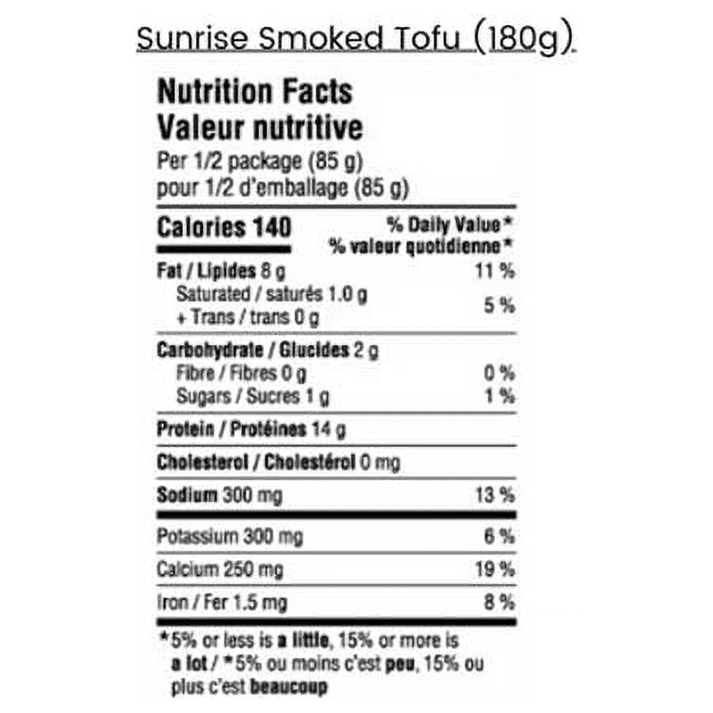 Sunrise - Smoked Tofu, 180g, SUNRISE SR SMOKED TOFU 180G