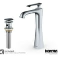 thumbnail image 4 of Karran Usa KBF412MB Woodburn 1.2 GPM Vessel Single Hole Bathroom Faucet - Black, 4 of 7