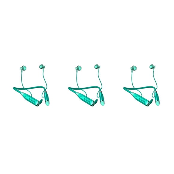 Inteprter Auricular para colgar en el cuello Compatible con Bluetooth Botón de carga rápida Tarjeta de memoria de control Auricular deportivo Type1 NO1