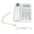thumbnail image 2 of KX-T2026CID Corded Phone For , Desktop Landline Multi Functional Telephone, Supports FSK/DTMF Handsfree Call, And Caller ID, 24 Ringtones, LCD Display, 2 of 8