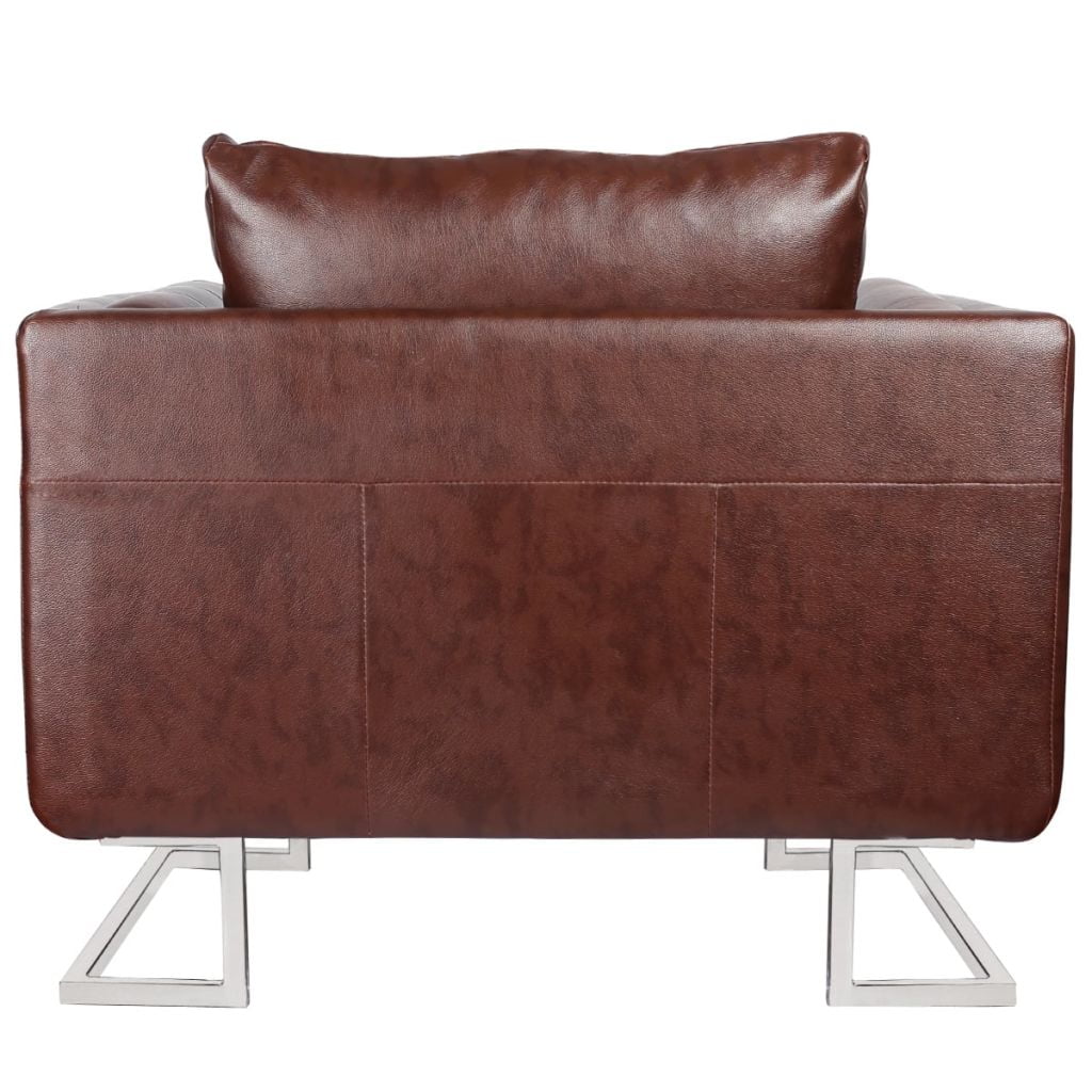 Kepooman Modern Bar Stool Chair for Bar Bedroom, Brown Kepooman Modern Bar Stool Chair for Bar Bedroom, Brown