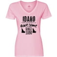 thumbnail image 3 of Inktastic Idaho Awesome Since 1890 Women's V-Neck T-Shirt, 3 of 5
