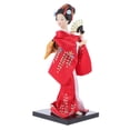 thumbnail image 1 of 1Pc Living Room Humanity Kimono Geisha Cooking Restaurant Decor Doll Ornament, 1 of 8