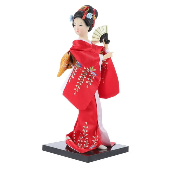1Pc Living Room Humanity Kimono Geisha Cooking Restaurant Decor Doll Ornament