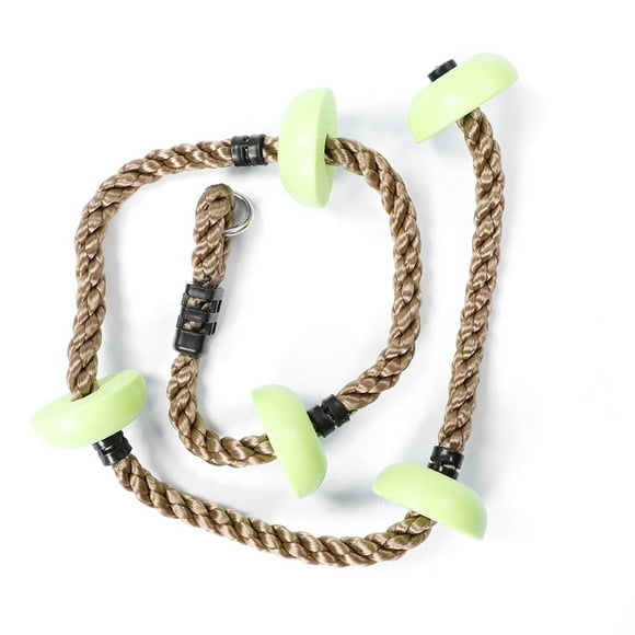 Slatcetga Children Swing Disc Climbing Rope Kids Playground Equipment Toys （Green）