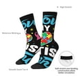 thumbnail image 4 of Picia I Love My Autism Print Athletic Socks for Men & Women – Cushioned Moisture-Wicking Crew Socks for Sports, Running, and Training, Soft & Breathable Size 5-11, 4 of 6