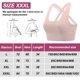 thumbnail image 2 of Ropa interior deportiva de alto impacto para mujer, ropa interior deportiva para correr con tiras cruzadas en la espalda, ropa interior con copas desmontables - Rosa, 2 of 5