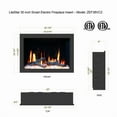 thumbnail image 5 of Litedeer Homes LiteStar 30" Smart Electric Fireplace Insert with App Driftwood Log & River Rock - 30inch, 5 of 5