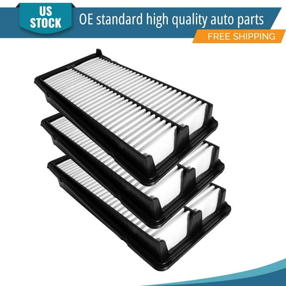 YXPCARS 3PCS Front Engine Air Filter for Honda Accord 98-02 Acura CL 01-03 TL 99-03, New Air Filter Replacement (CA8475)