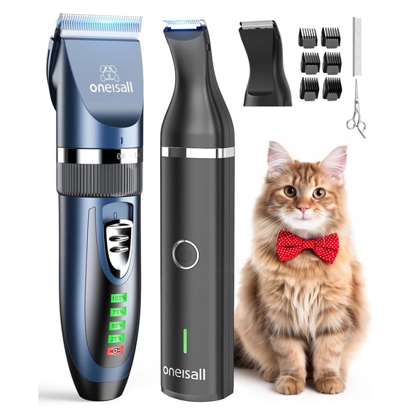 Kit de aseo 2 en 1 para cabello enmarañado Cat Clippers oneisall