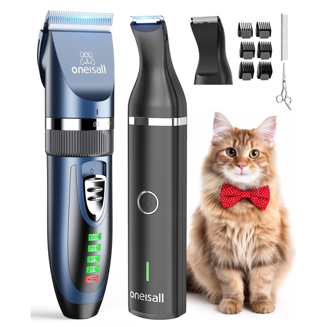 Kit de aseo 2 en 1 para cabello enmarañado Cat Clippers oneisall