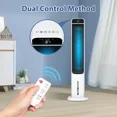 thumbnail image 5 of Portable Evaporative Cooler, Swamp Bladeless Tower Fan Air Conditioner With Ice Cooling & Humidification, 4Ice Packs,, 5 of 5