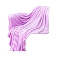 thumbnail image 3 of Solid Color Blanket Flannel Blanket Coral Fleece Blanket Farai Fleece Gift Blanket Conditioning Blanket/ Blanket, Flannel Blanket, Coral Fleece Blanket, Purple B, 3 of 4