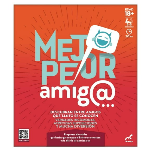 Juego de Mesa Novelty Mejor Peor Amigo