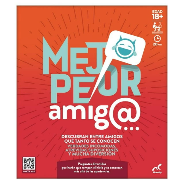 Juego de Mesa Novelty Mejor Peor Amigo