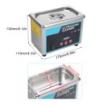 thumbnail image 2 of Lepmerk Professional 0.8L Capacity Ultrasonic Jewelry Cleaner with 35W Power - Premium Stainless Steel Design, 40Hz Frequency, LED Display & Wide Application Range, 2 of 6