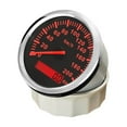 thumbnail image 2 of Pulse Signal 85mm Universal 120km/h 200km/h Waterproof Speedometer Odometer Gauge Meter For Car Truck Boat With Red Backlight ,Universal Compatibility, 2 of 6