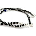 thumbnail image 6 of Evil Eye Black Beads Silver Anklet, 6 of 6