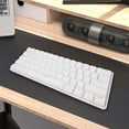 thumbnail image 3 of Teclado inalámbrico 2.4G Teclado mecánico RGB de 61 teclas 3 modos GK023 para computadora portátil PC, 3 of 9