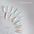 thumbnail image 5 of Lamp included-6 Colors Moonlight Pearl Aurora Nail Powder + 9 gel nail polish -Metallic Chrome Nail Powder-Mermaid Iridescent Holographic Mirror Powder- Glitter Pigment Manicure Powder, 5 of 8