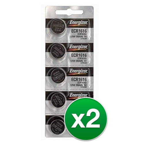 Energizer CR1616 3V COIN BUTTON LITHIUM BATTERY DL1616 10 Count