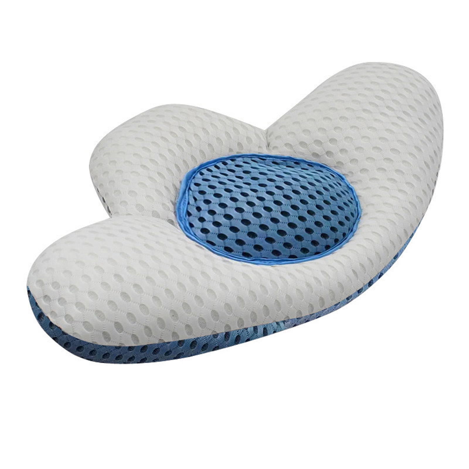 Bobasndm Lumbar Support Pillow for Sleeping, 3D Air Mesh Back Pillow for Bed, Adjustable Height Lumbar Pillow for Lower Back Pain Relief, Soft Back Support Pillow