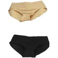 thumbnail image 1 of Belvia Comfia Tummy Control Shaping Slimming Briefs - Noir et nu -2 Pack -XXL, 1 of 2
