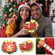 thumbnail image 1 of Fiudx Sobre Rojo 2024 con Estampado Dorado, Ideal Como Regalo de Año Nuevo, Portamonedas o Dinero, Decoración Festiva para El Hogar y El Árbol, Papel Rojo, 17,5 X 15 Cm., 1 of 6
